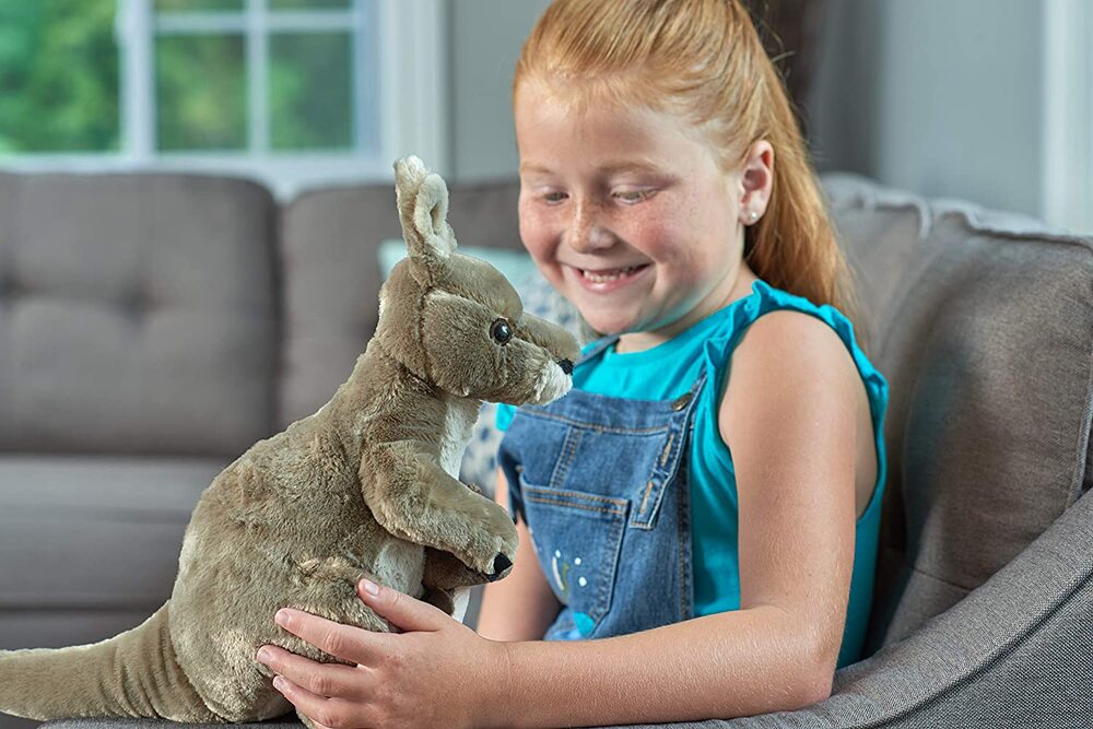 Wild Republic Cuddlekins - Kangaroo With Joey 12inch