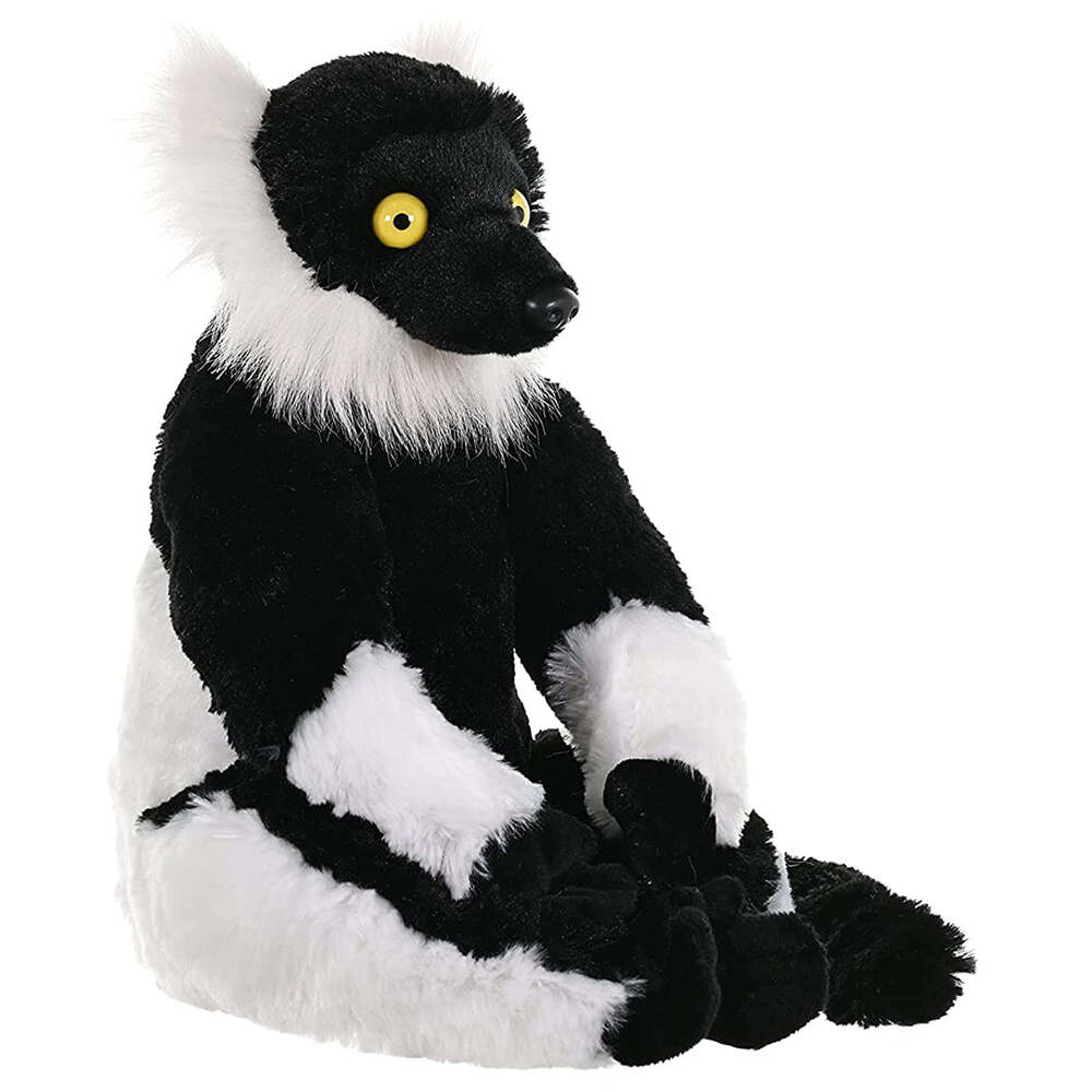 Wild Republic Cuddlekins - Black And White Lemur 12inch