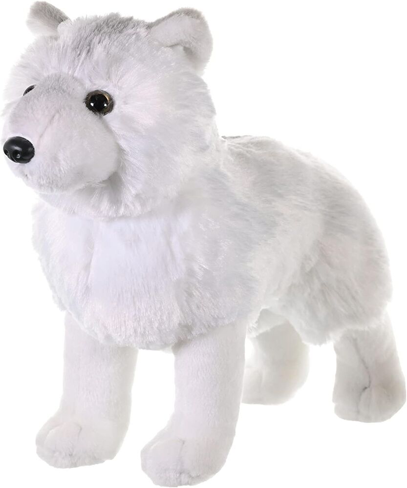 Wild Republic Cuddlekins - Arctic Wolf Standing 12inch