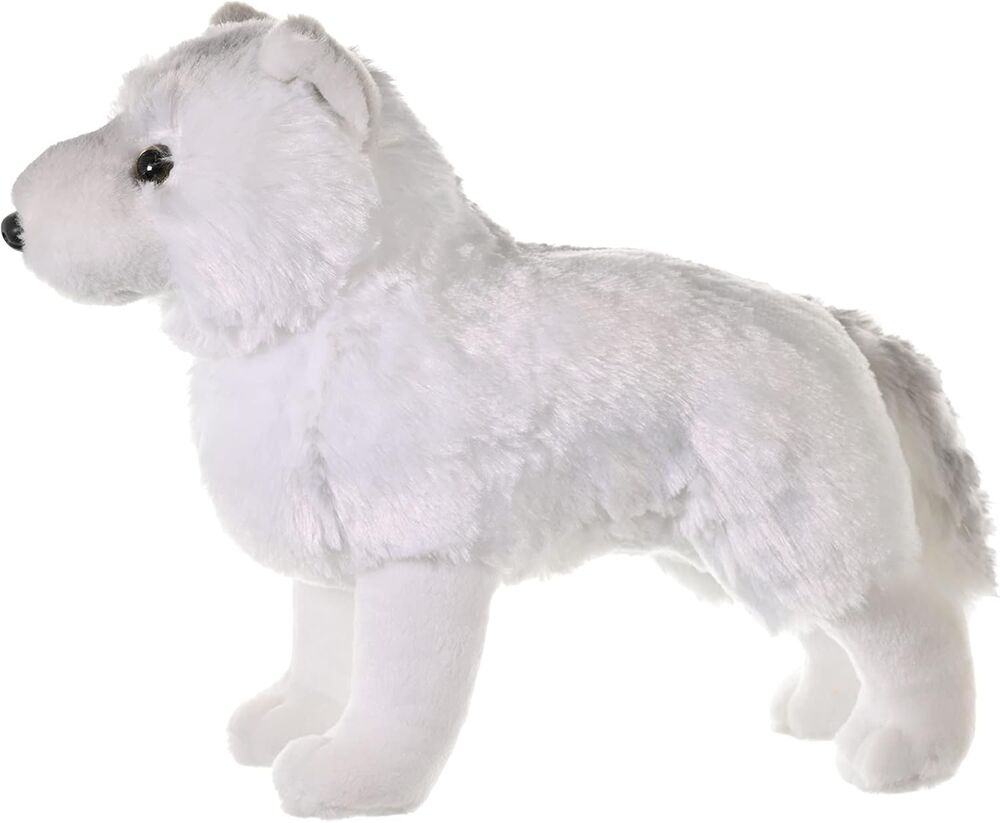 Wild Republic Cuddlekins - Arctic Wolf Standing 12inch