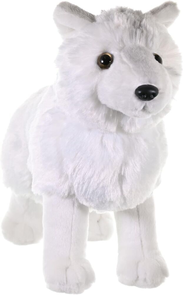 Wild Republic Cuddlekins - Arctic Wolf Standing 12inch