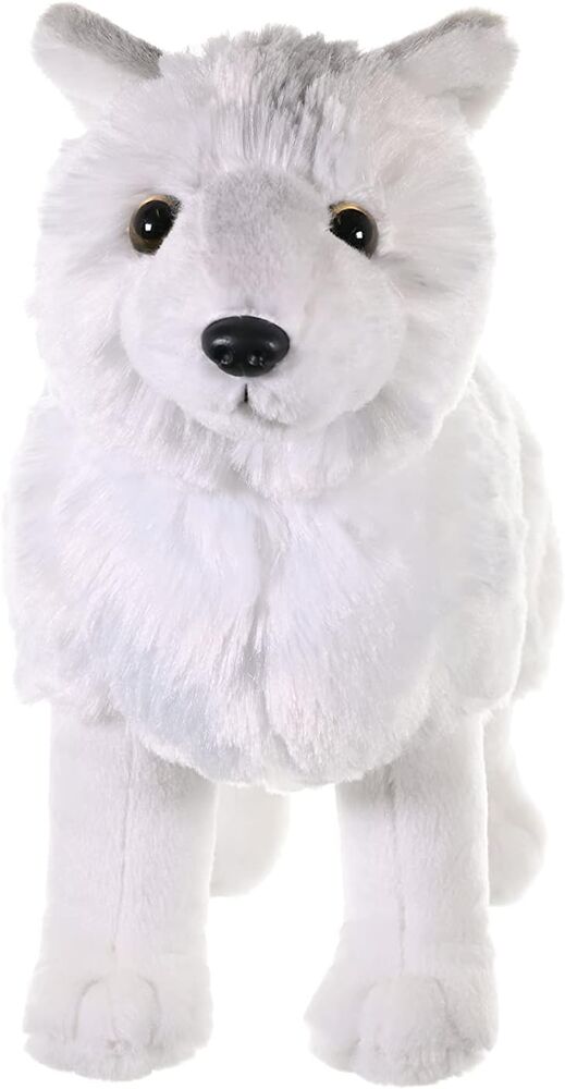 Wild Republic Cuddlekins - Arctic Wolf Standing 12inch