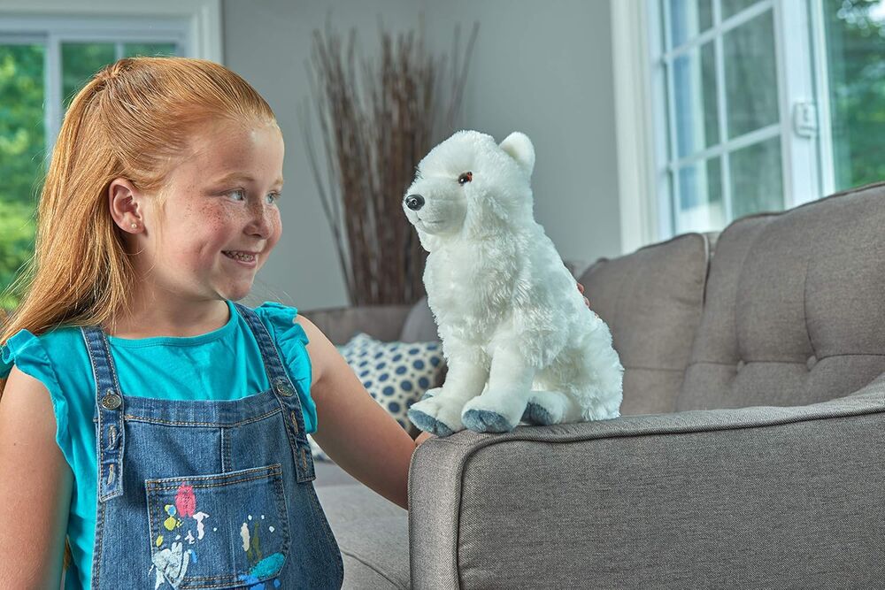 Wild Republic Cuddlekins - Arctic Wolf Standing 12inch