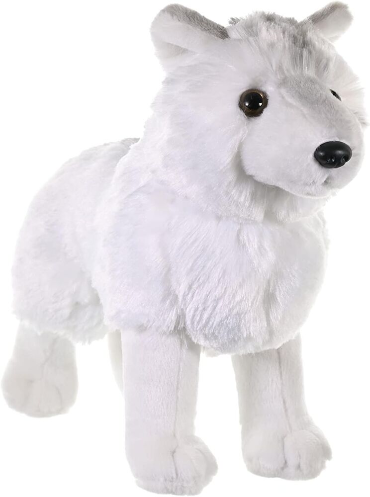 Wild Republic Cuddlekins - Arctic Wolf Standing 12inch
