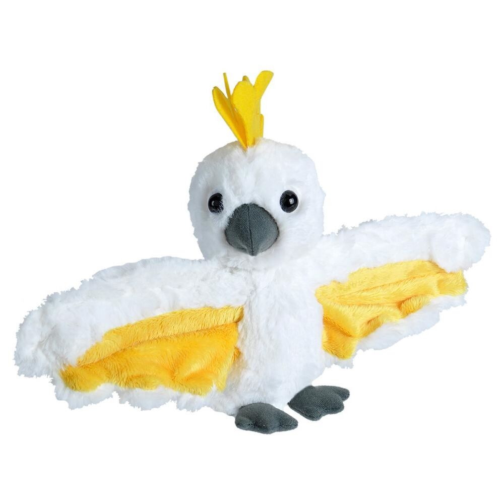 Wild Republic Huggers - Sulphur Crested Cockatoo 8inch
