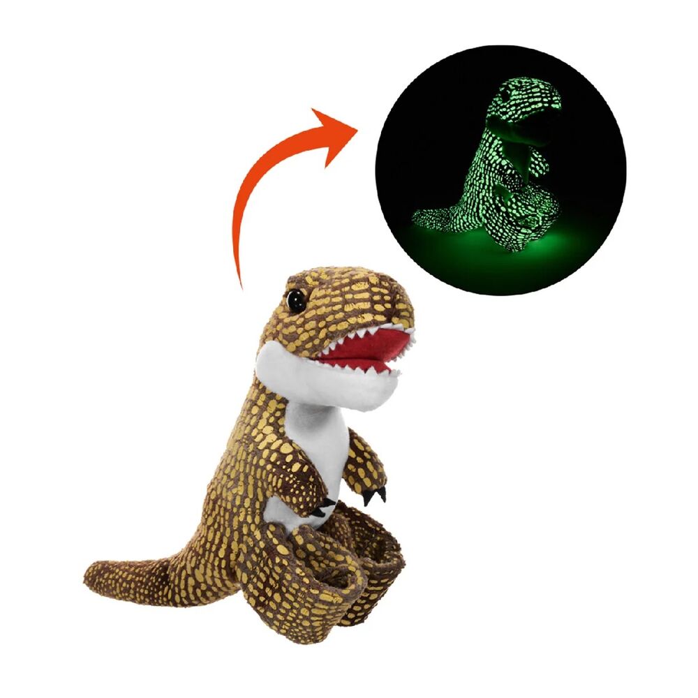 Wild Republic Huggers - Glow-in-the-Dark T-Rex 8inch