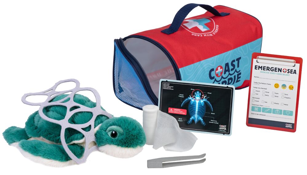 Wild Republic Coast Hippie Rescue Kit - Sea Turtle