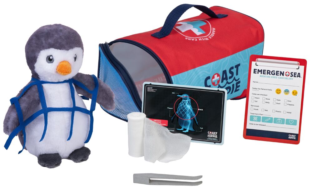 Wild Republic Coast Hippie Rescue Kit - Penguin