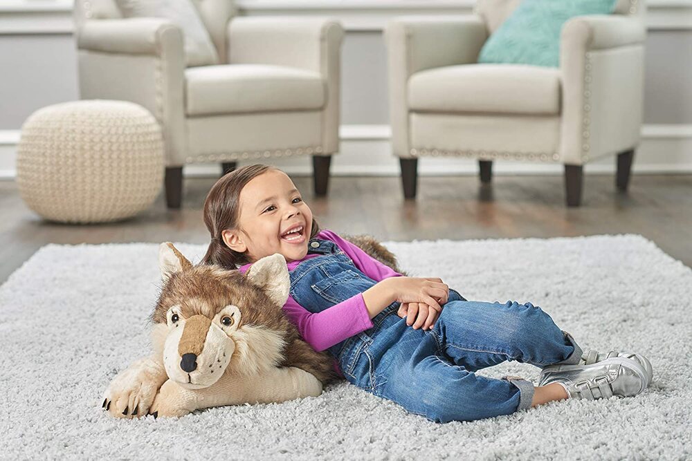 Wild Republic Cuddlekins - Jumbo Wolf 30inch