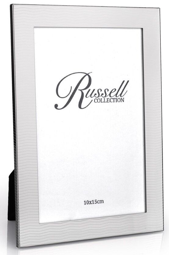 Russell Collection Frame - Linen Nickel Plated 4x6in