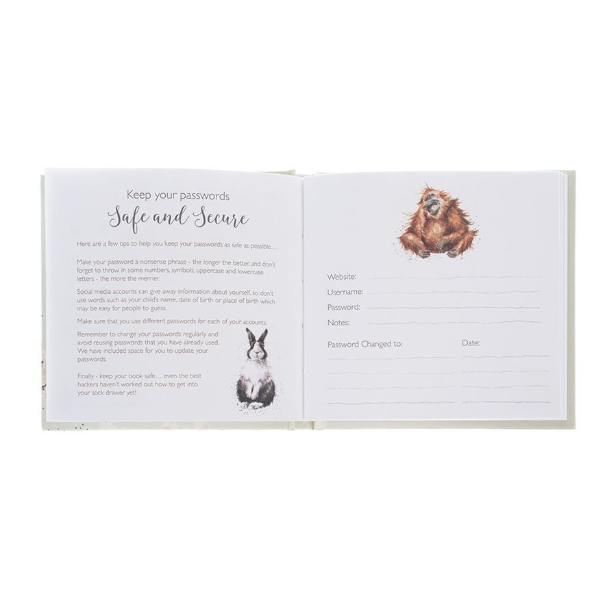 Wrendale Designs Password Book - New Beginnings