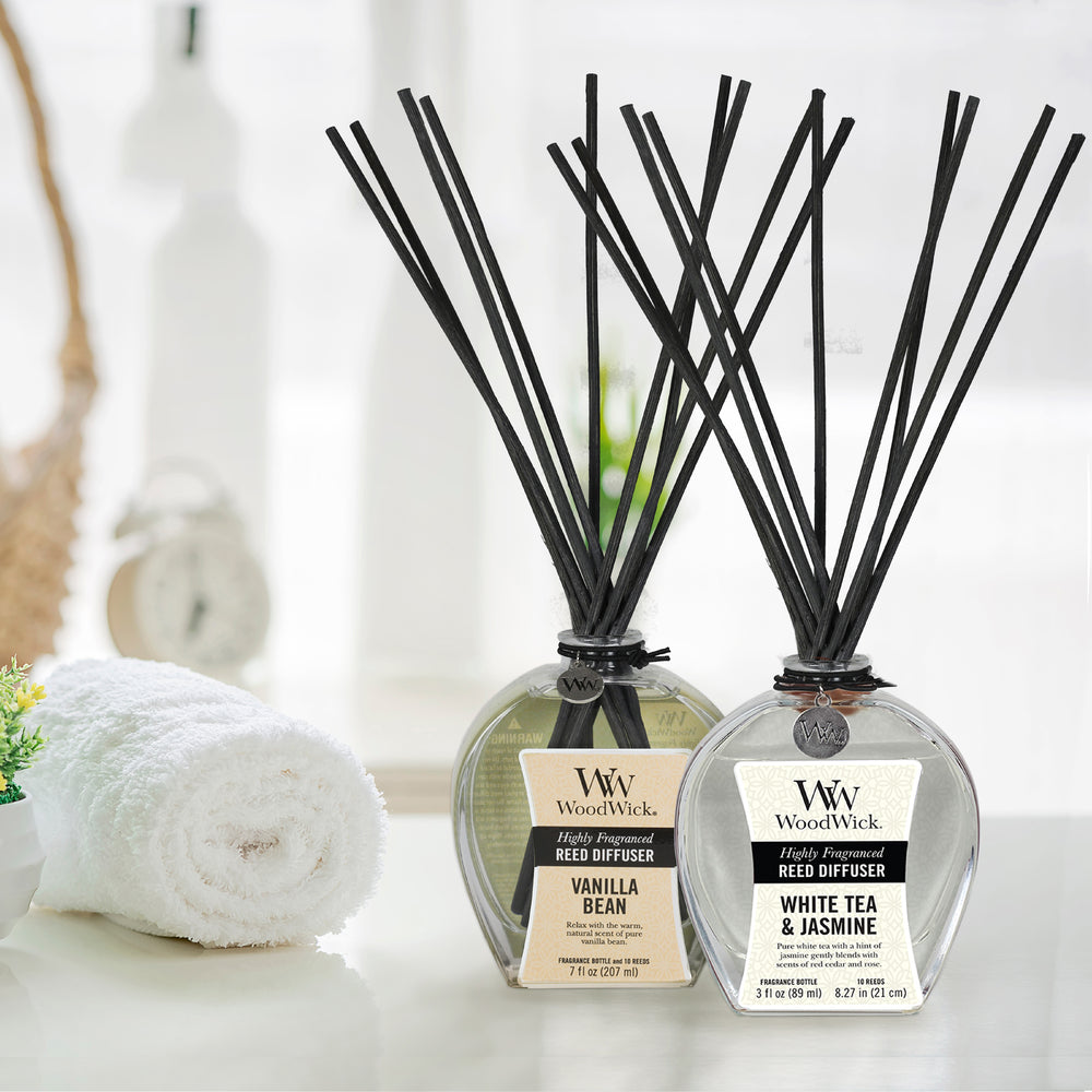 Woodwick Reed Diffuser - White Tea & Jasmine