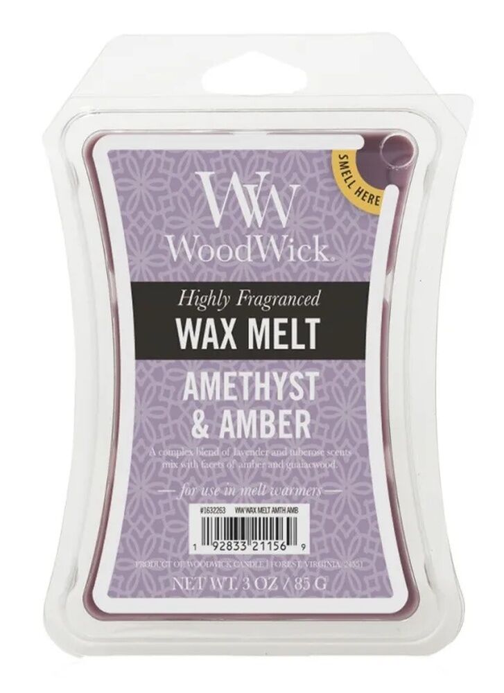 WoodWick Wax Melts - Amethyst & Amber