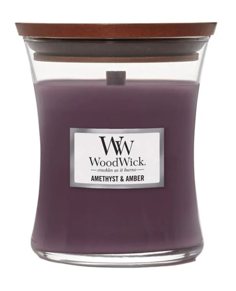 WoodWick Candle - Medium Amethyst & Amber