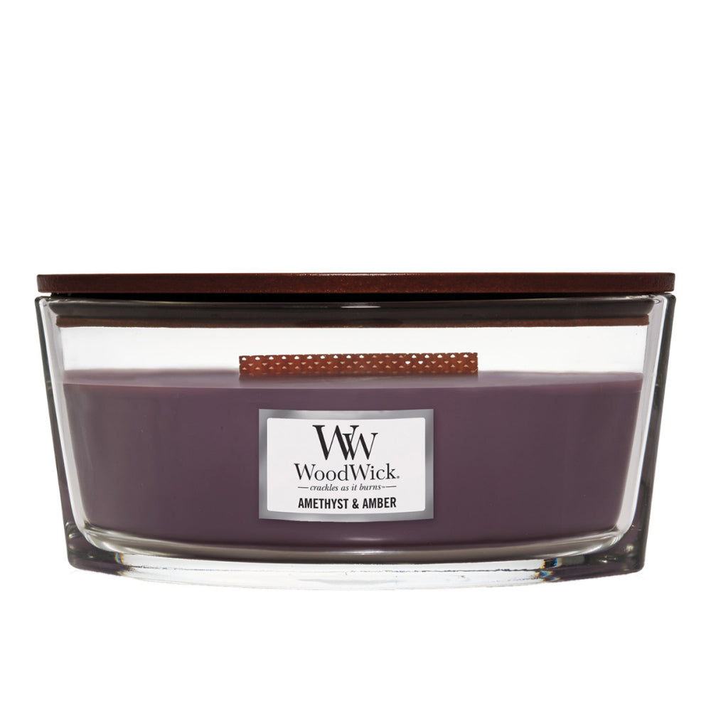 WoodWick Candle - Ellipse Amethyst & Amber