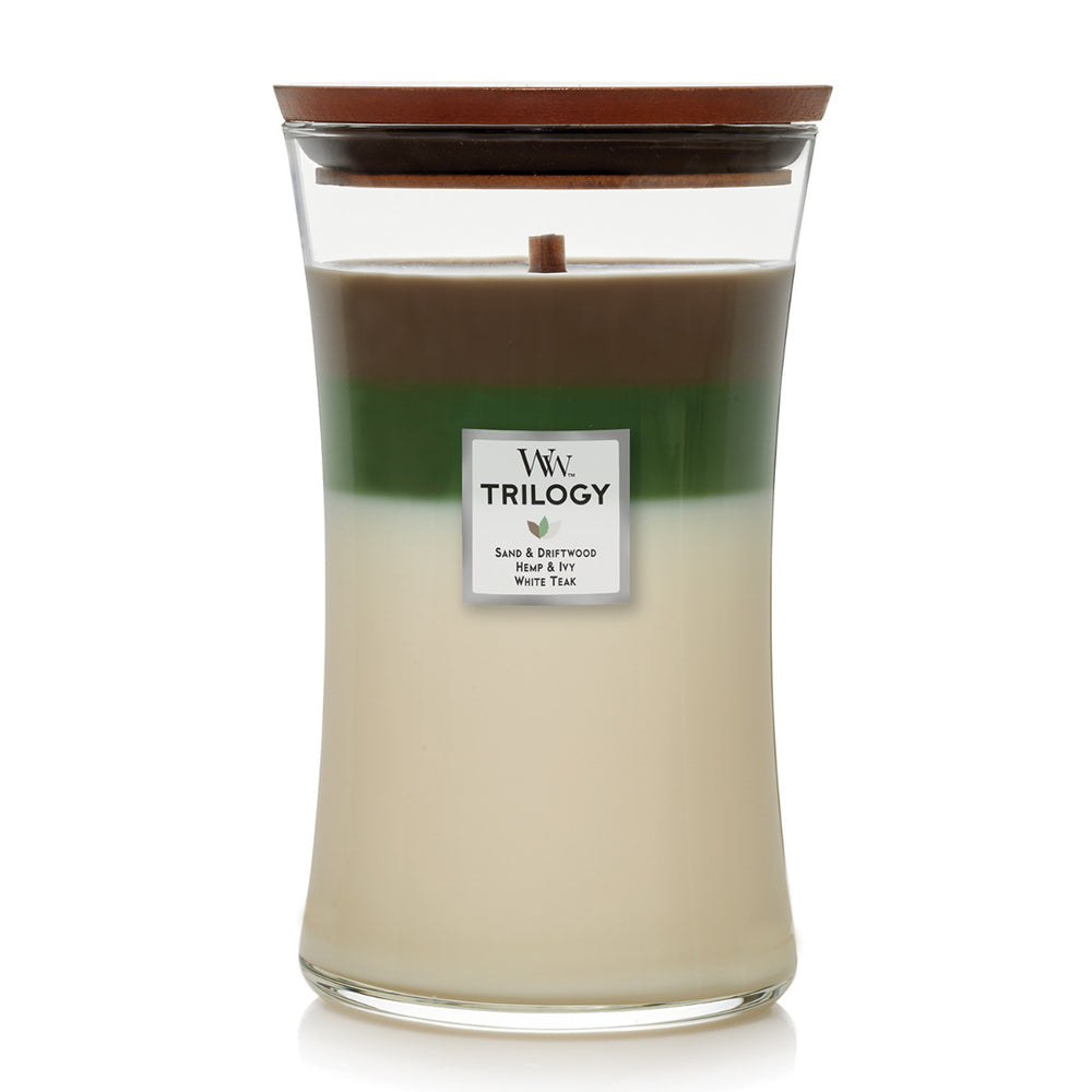 WoodWick Candle -  Large Trilogy Verdant Earth