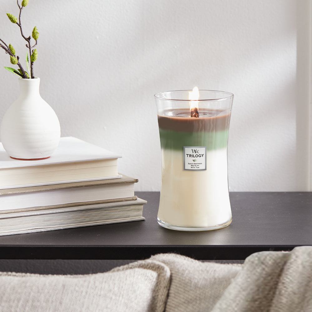 WoodWick Candle -  Large Trilogy Verdant Earth