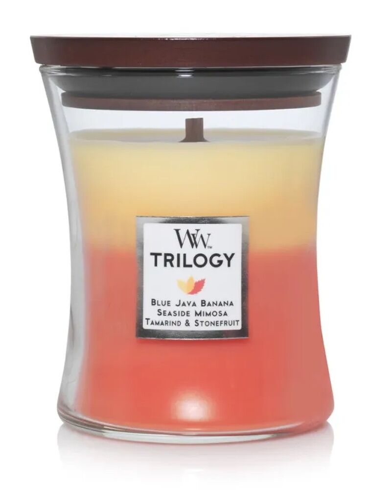 WoodWick Candle - Medium Trilogy Tropical Sunrise
