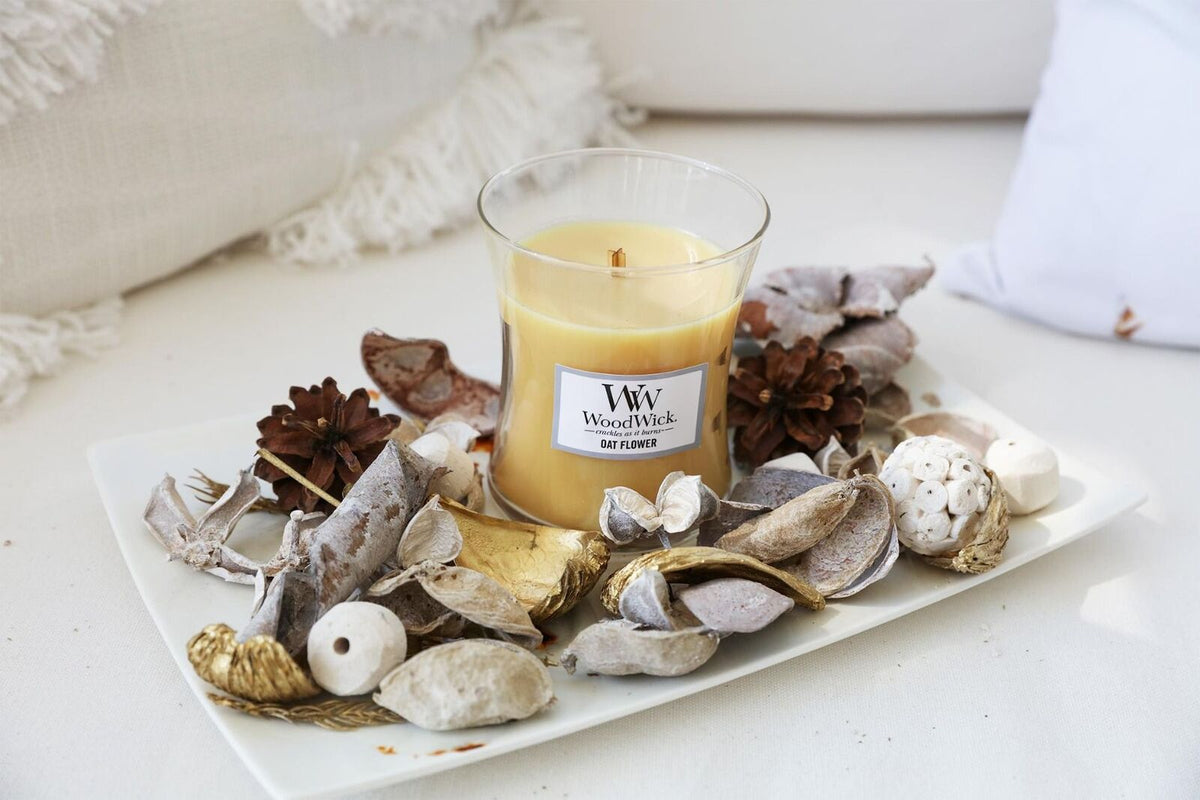 WoodWick Candle - Medium Oat Flower