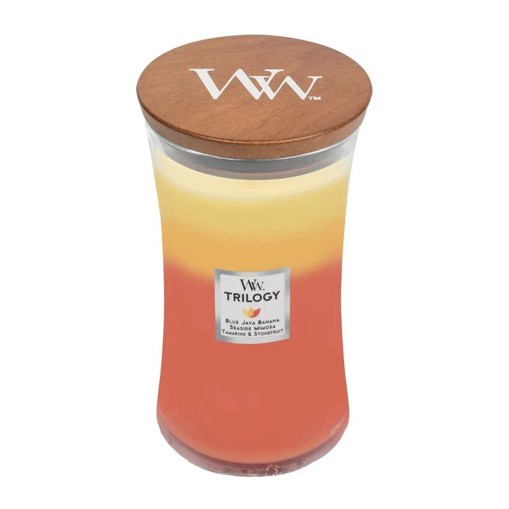 WoodWick Candle -  Large Trilogy Tropical Sunrise