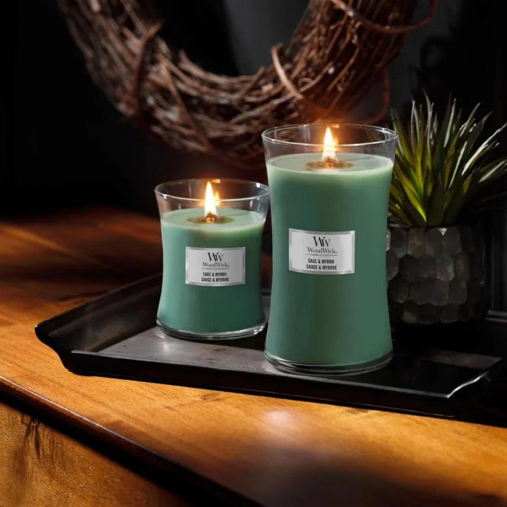 WoodWick Candle - Medium Sage & Myrrh