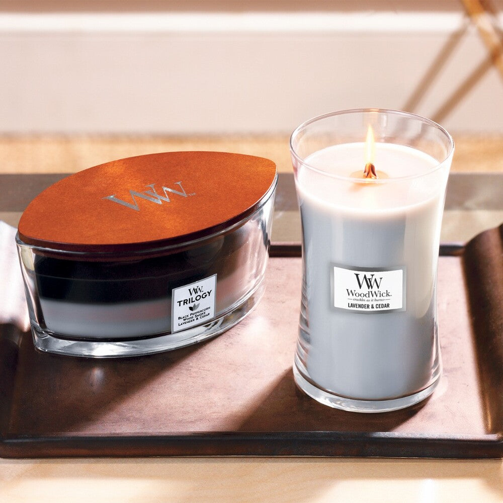 WoodWick Large Candle - Lavender & Cedar
