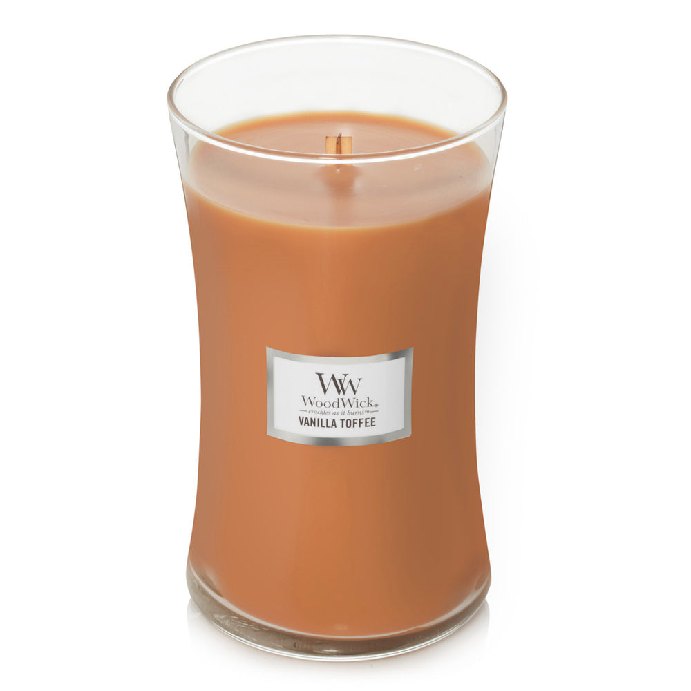 WoodWick Candle - Large Vanilla Toffee