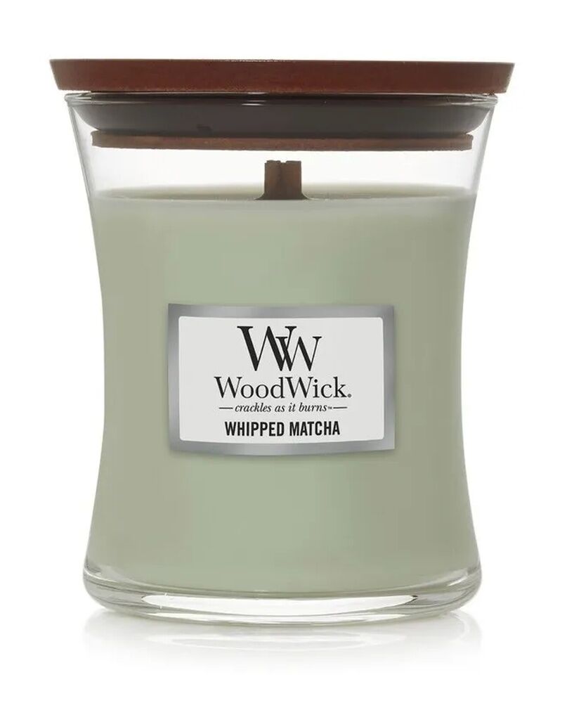 WoodWick Candle - Medium Whipped Matcha