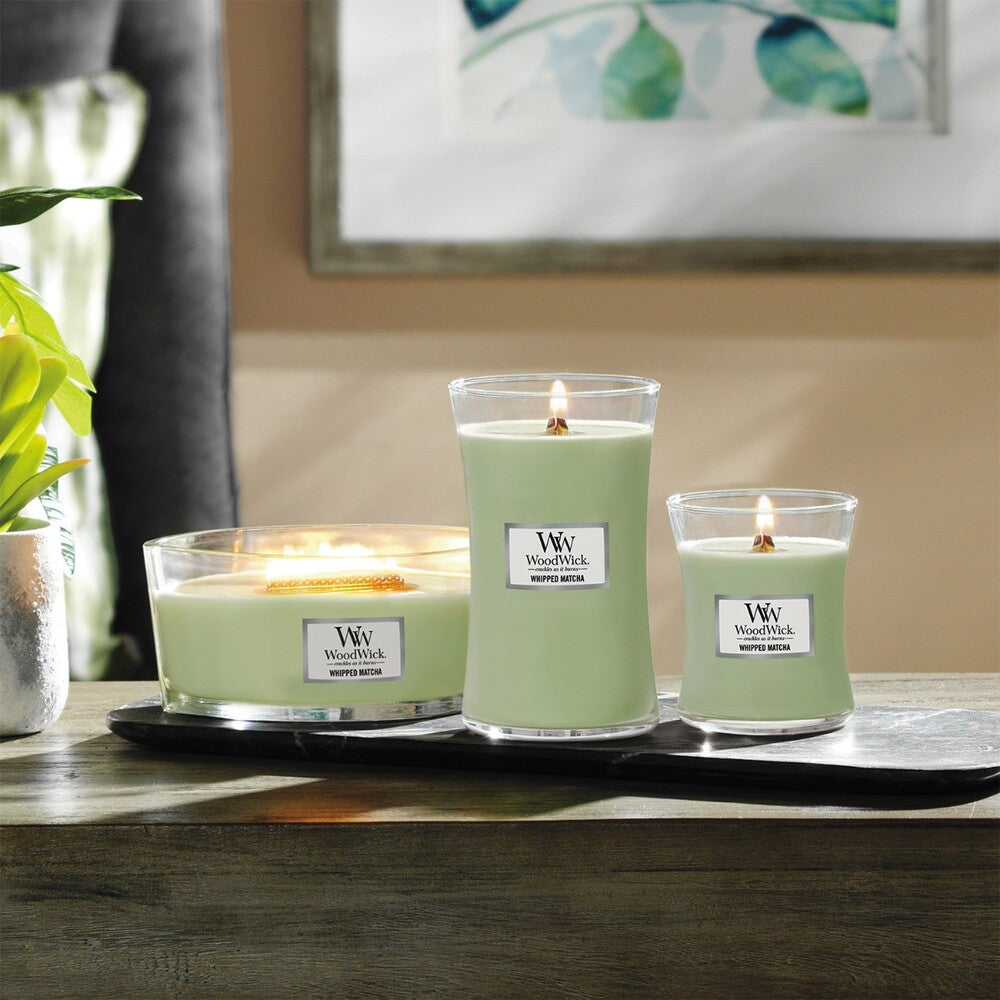 WoodWick Candle - Medium Whipped Matcha