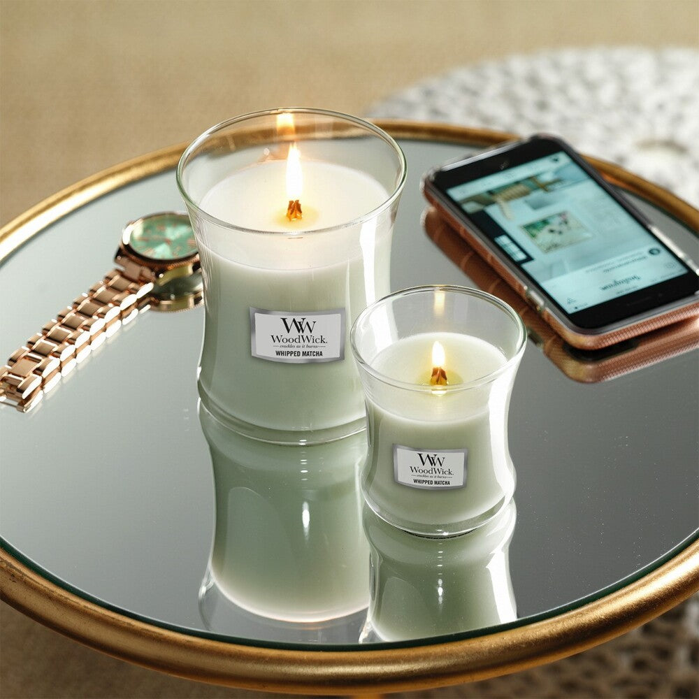 WoodWick Candle - Medium Whipped Matcha