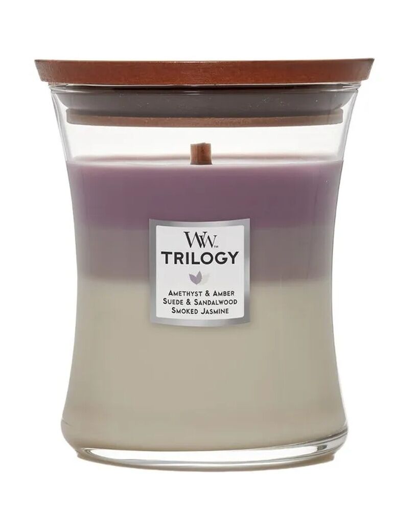 WoodWick Candle - Medium Trilogy Amethyst Sky
