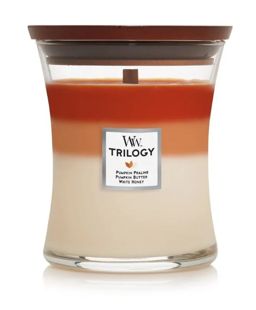 WoodWick Candle - Medium Trilogy Pumpkin Gourmand