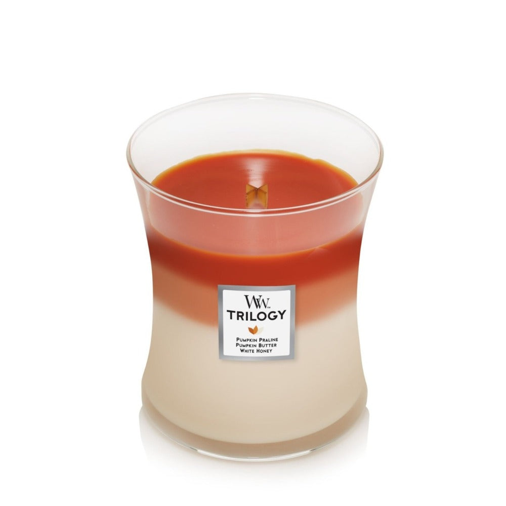 WoodWick Candle - Medium Trilogy Pumpkin Gourmand