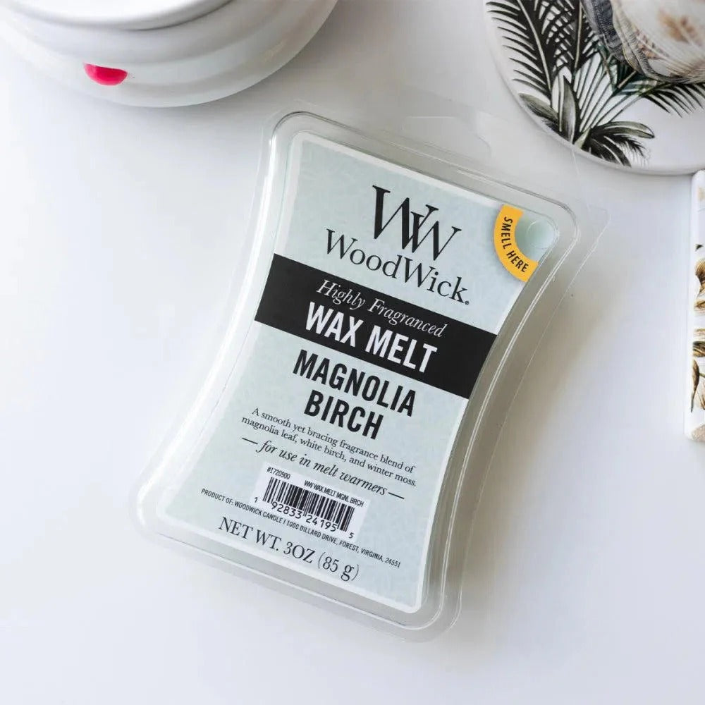 WoodWick Wax Melts - Magnolia Birch