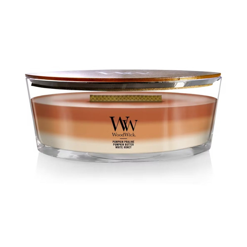 WoodWick Candle - Ellipse Trilogy Pumpkin Gourmand