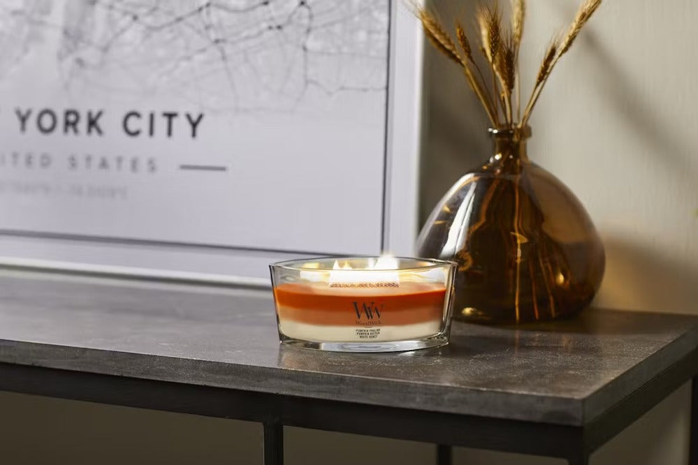 WoodWick Candle - Ellipse Trilogy Pumpkin Gourmand