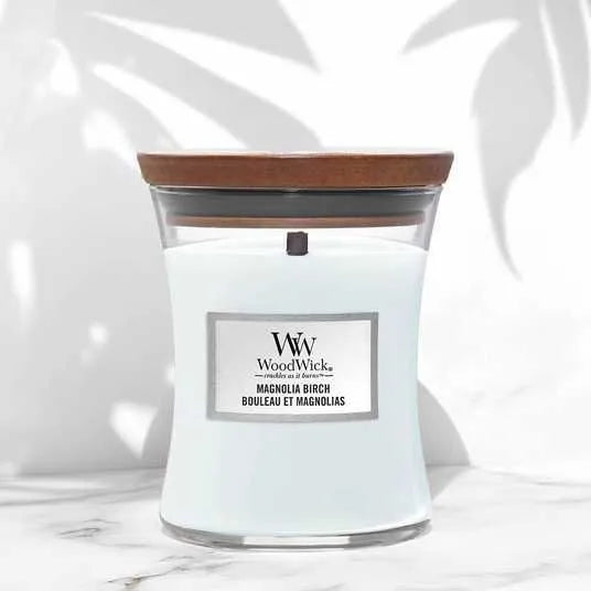 WoodWick Candle - Medium Magnolia Birch