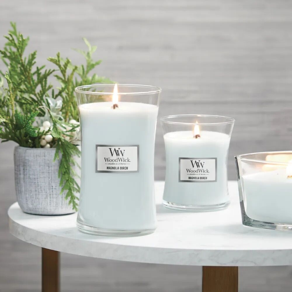 WoodWick Candle - Medium Magnolia Birch