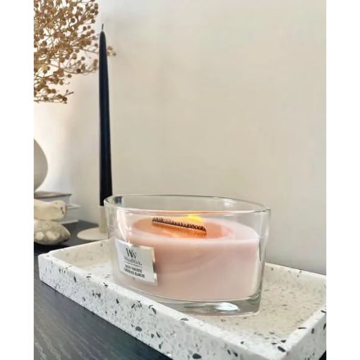 WoodWick Candle - Ellipse Sheer Tuberose