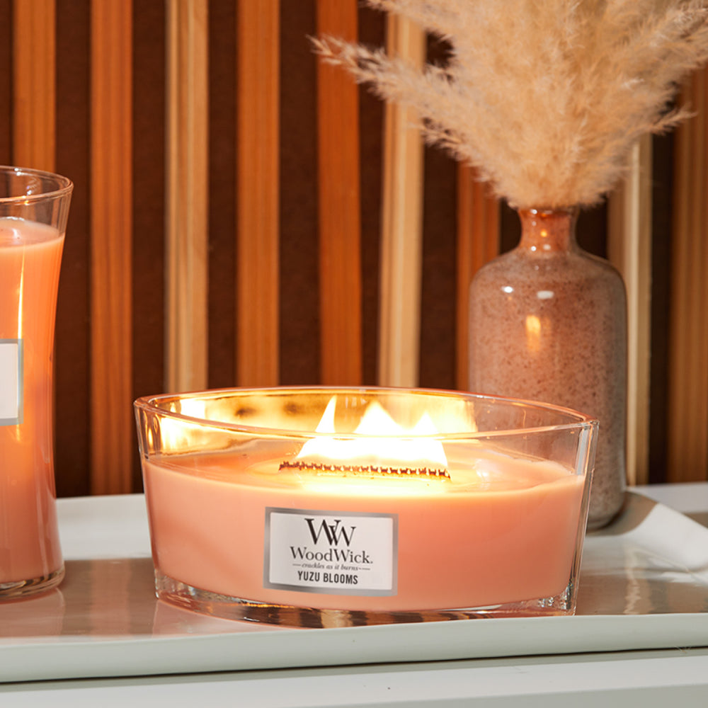 WoodWick Candle - Ellipse Yuzu Blooms