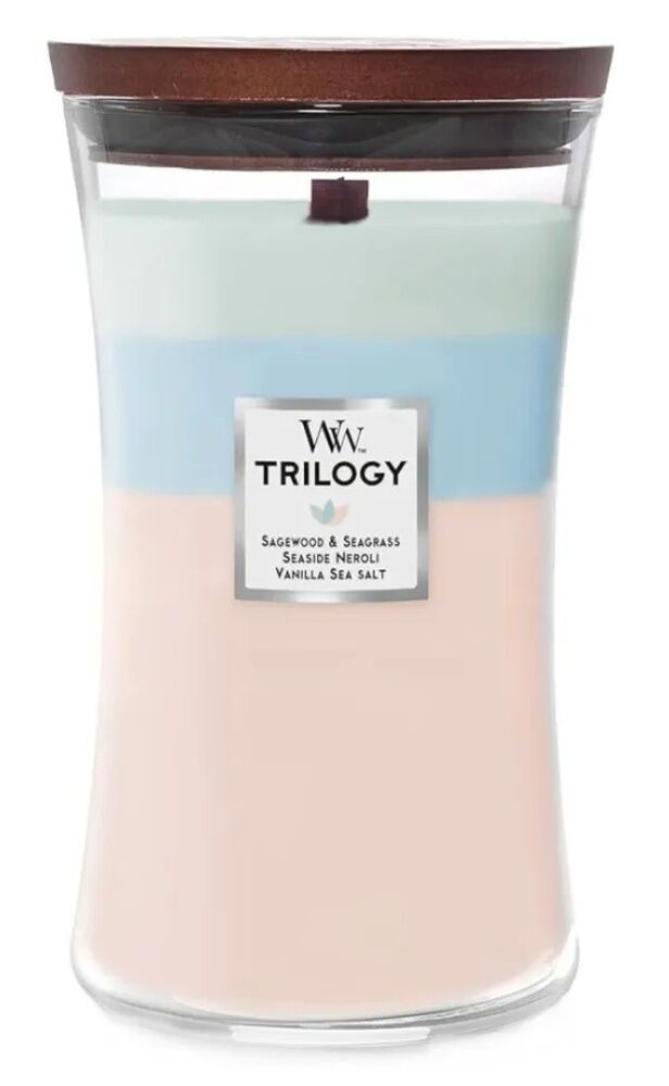 WoodWick Candle -  Large Trilogy Oceanic