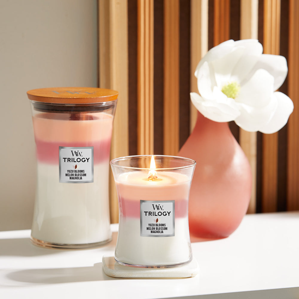 WoodWick Candle -  Large Trilogy Blooming Orchard