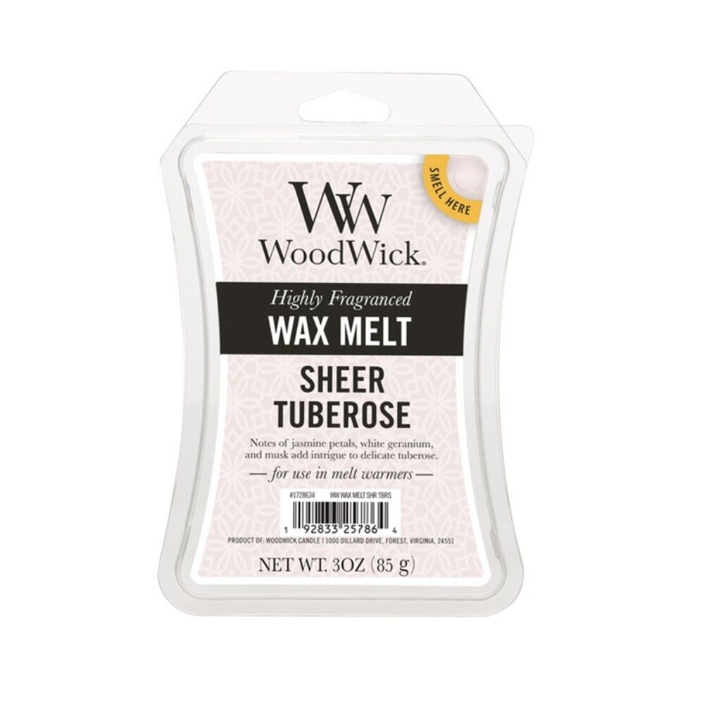 WoodWick Wax Melts - Sheer Tuberose
