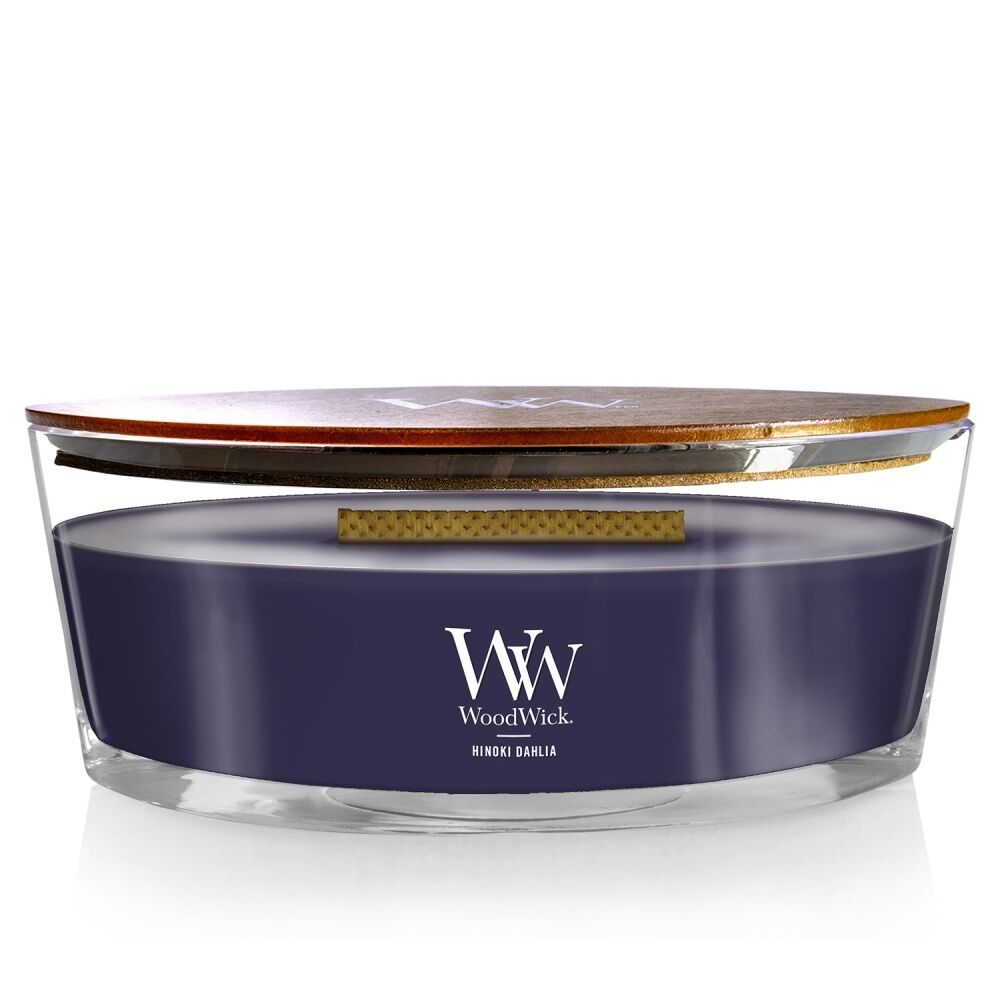 WoodWick Candle - Ellipse Hinoki Dahlia