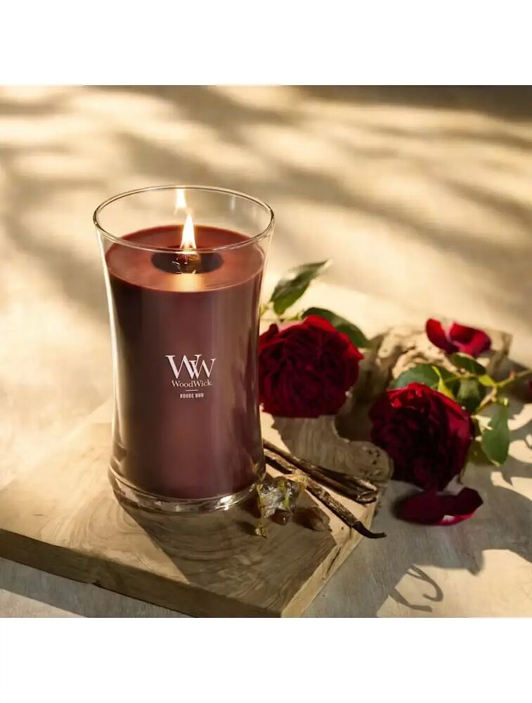 Woodwick Large Candle - Rouge Oud