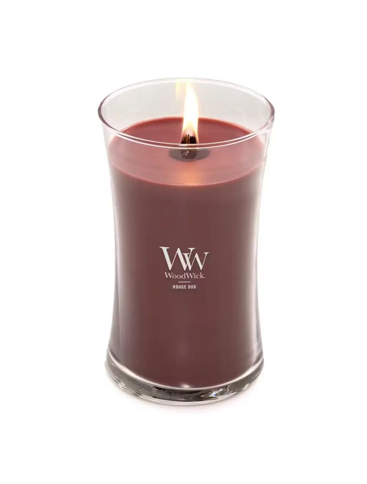 Woodwick Large Candle - Rouge Oud