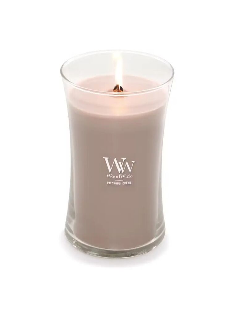 Woodwick Large Candle - Patchouli Crème
