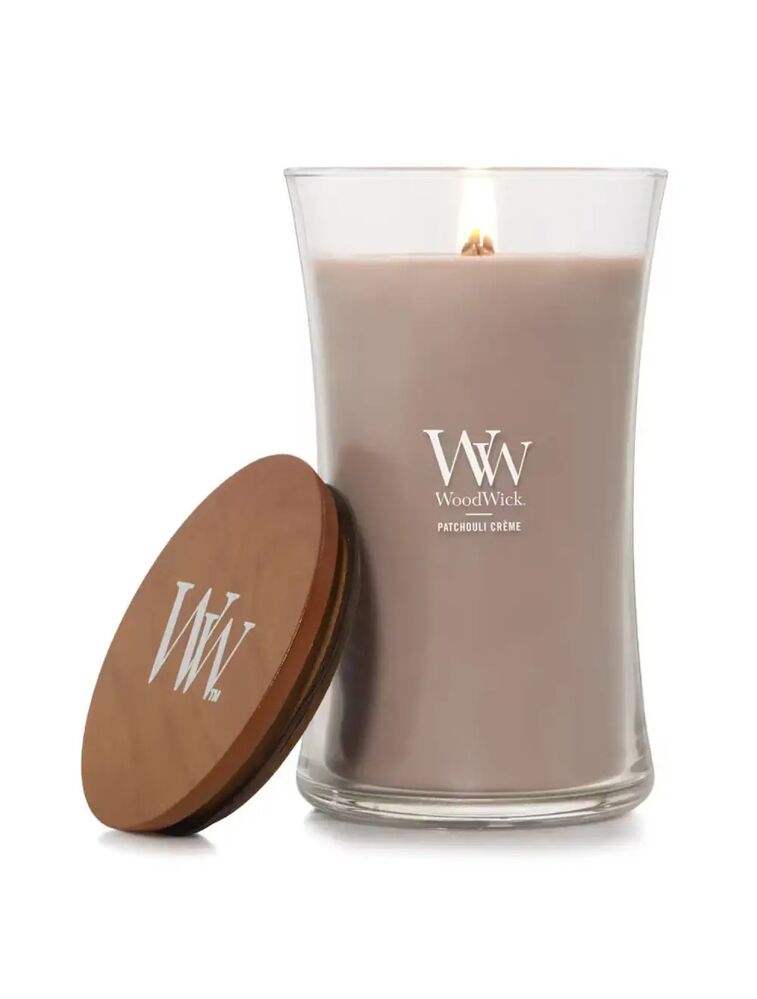 Woodwick Large Candle - Patchouli Crème