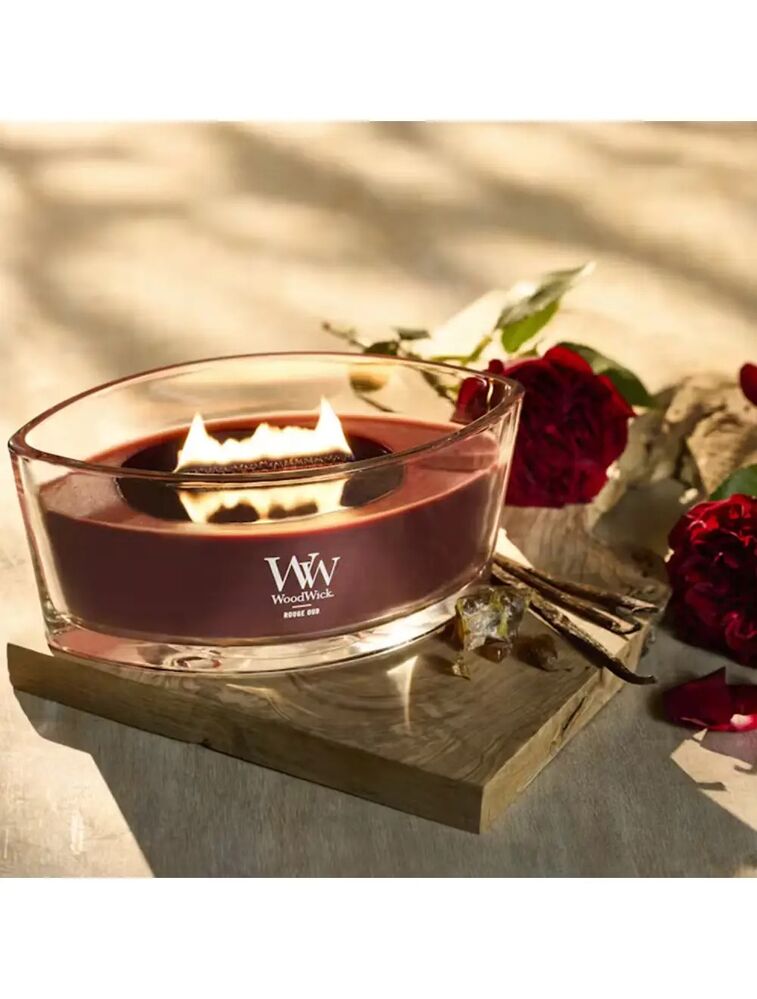 Woodwick Ellipse Candle - Rouge Oud