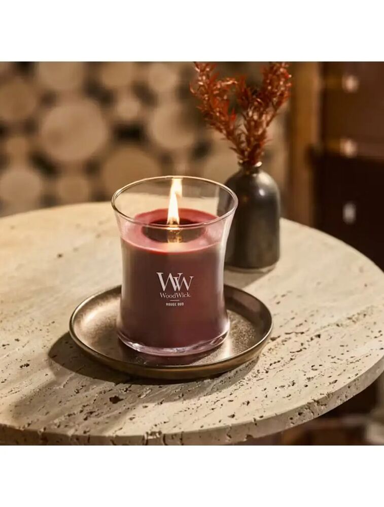 Woodwick Medium Candle - Rouge Oud